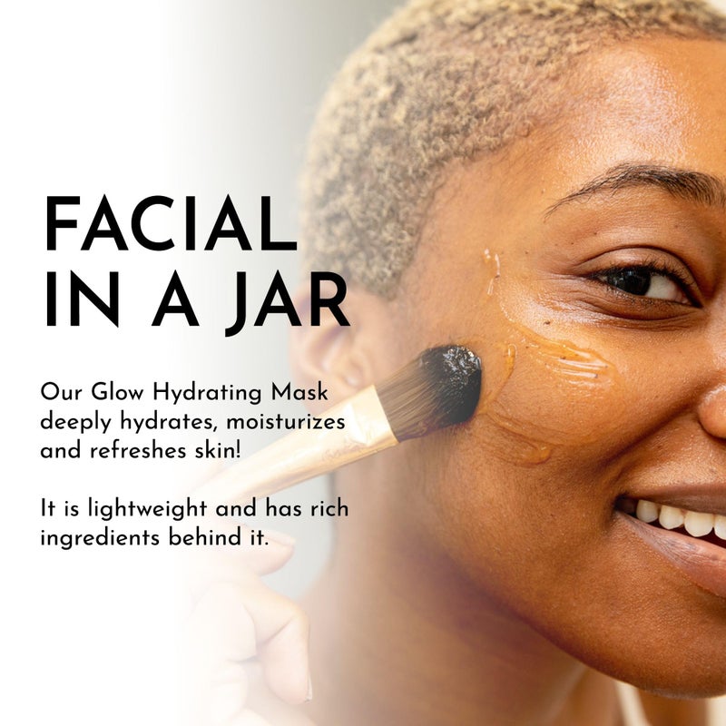 BOLDEN GLOW Hydrating Mask | Deep Moisturizing Facial Mask for Dry Skin | Gently Hydrating Hyaluronic Acid Moisturizer | Non-Comedogenic | 3.4 Fl Oz - Image 3